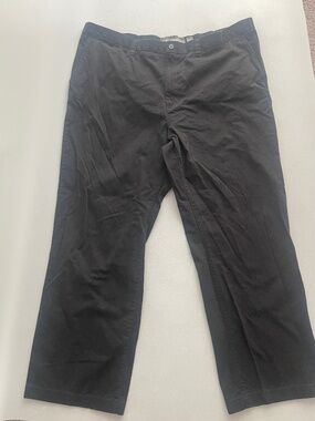 Old Navy Loose Fit Chino Pants Men’s 46x34 Black 100% Cotton